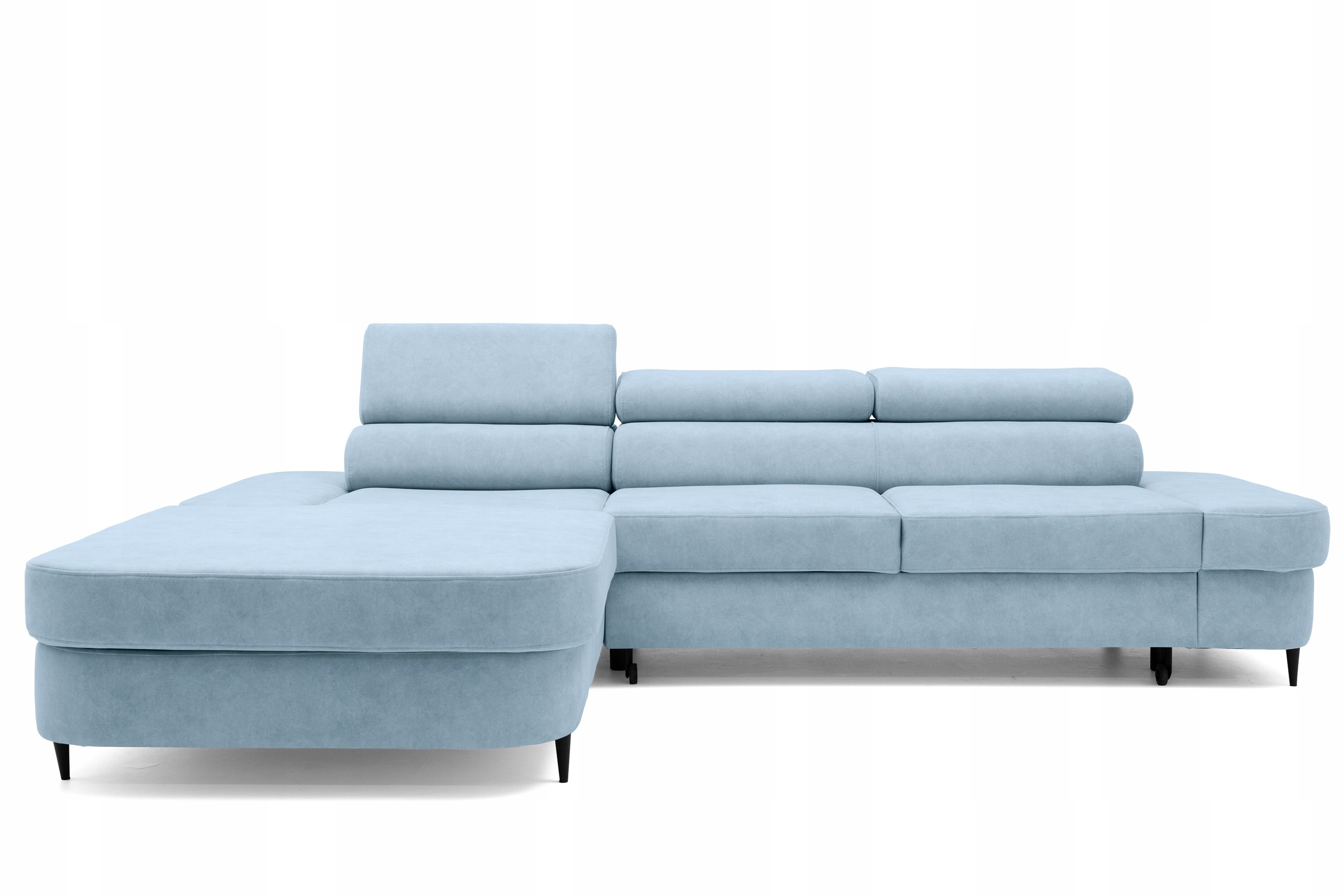 Rohová Sedací Souprava Jazz Nastavitelné opěrky hlavy Funkce spaní