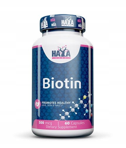 Haya Labs Biotin 500mcg 60 caps Vlasy Koža