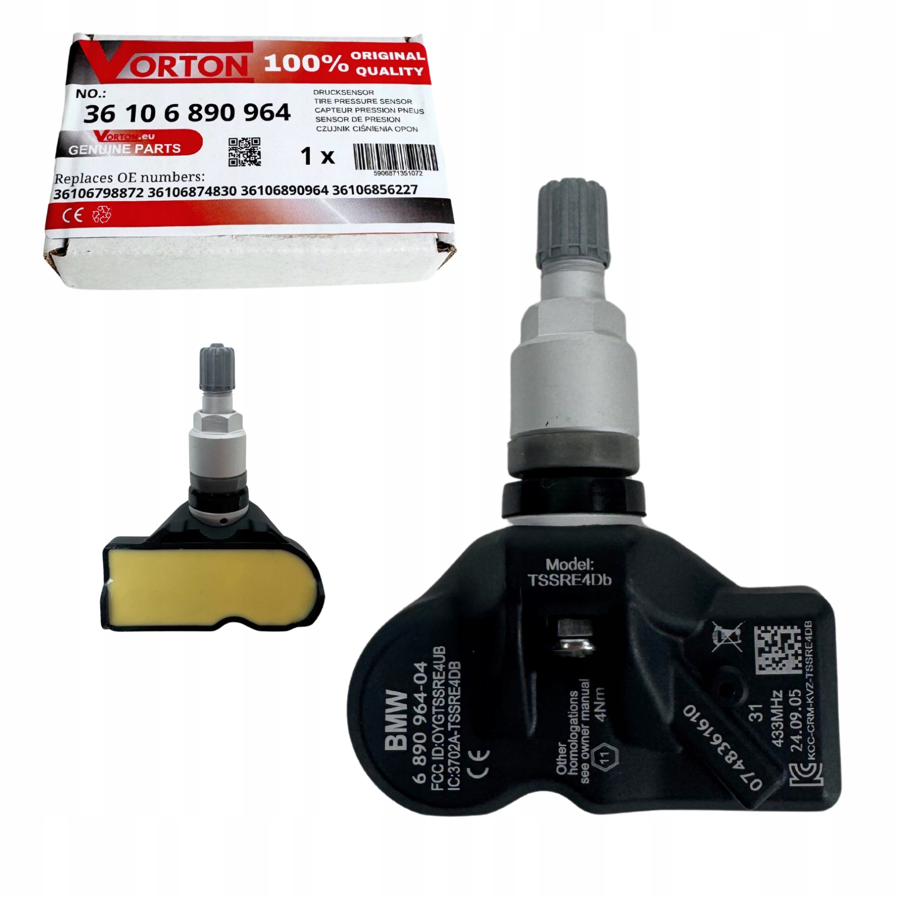 Snímač Tlaku Tpms Bmw X3 F25 X4 F26 5 F10 F11 6 F12 F13 7 F02 F04