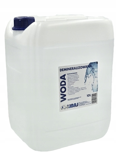 Woda demineralizowana 10 L