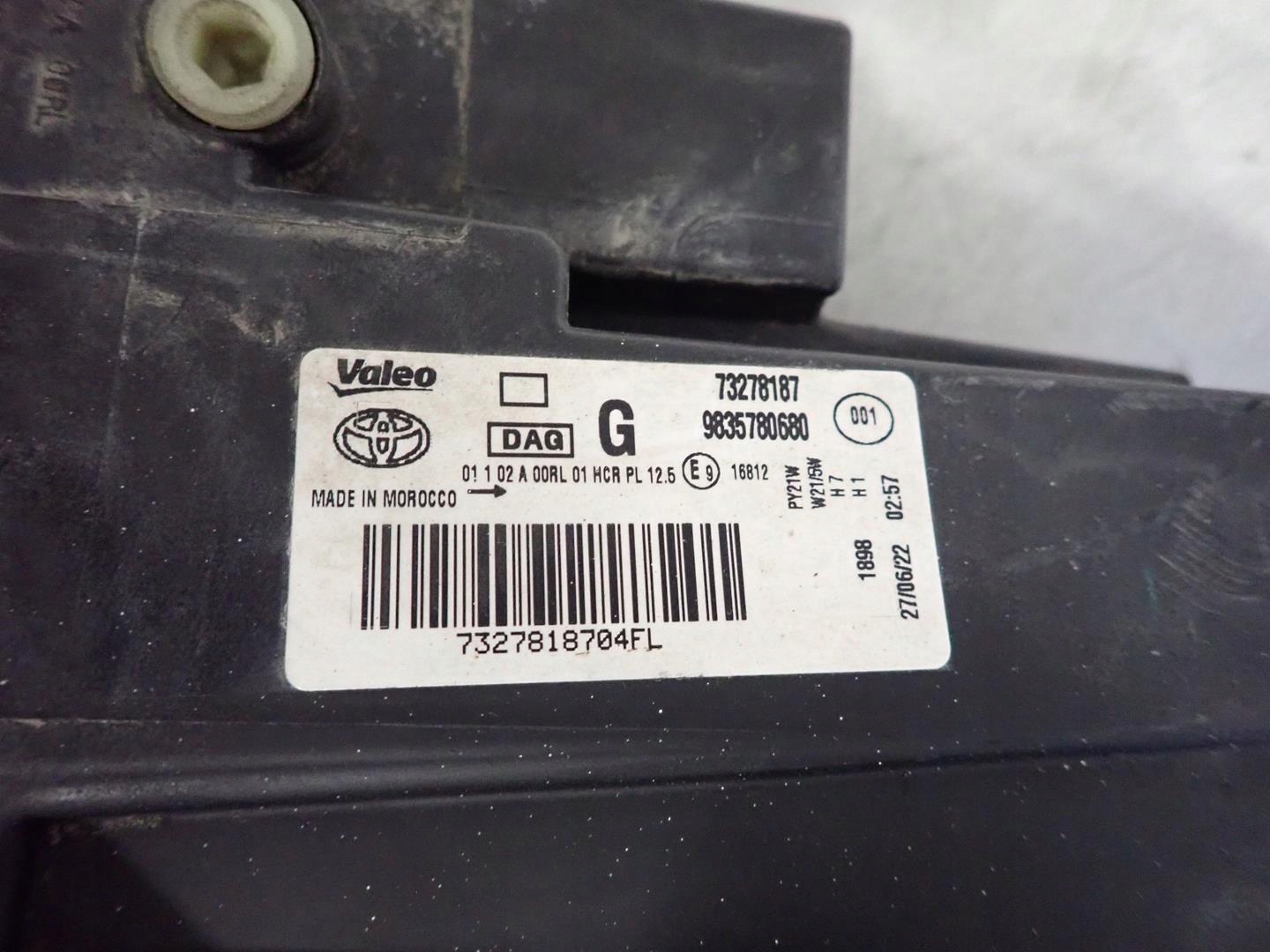 light front left TOYOTA PROACE VERSO CITY 2020- 9835780680