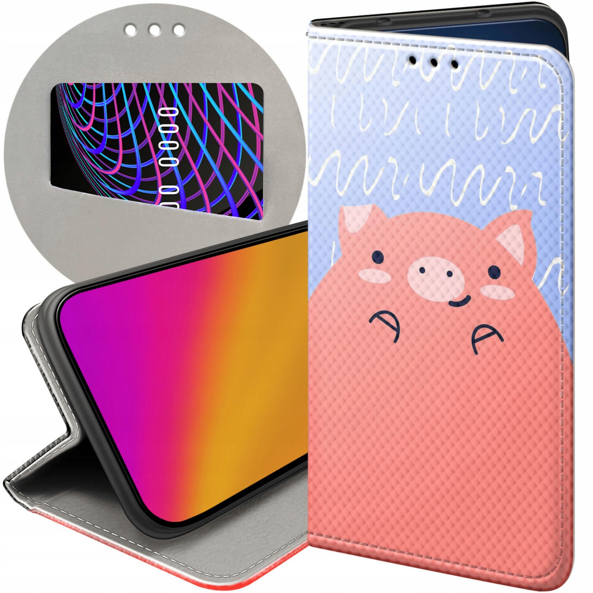 Etui Z Klapką Do Xiaomi 15T 5G Świnka Peppa Bajka Futerał Pokrowiec