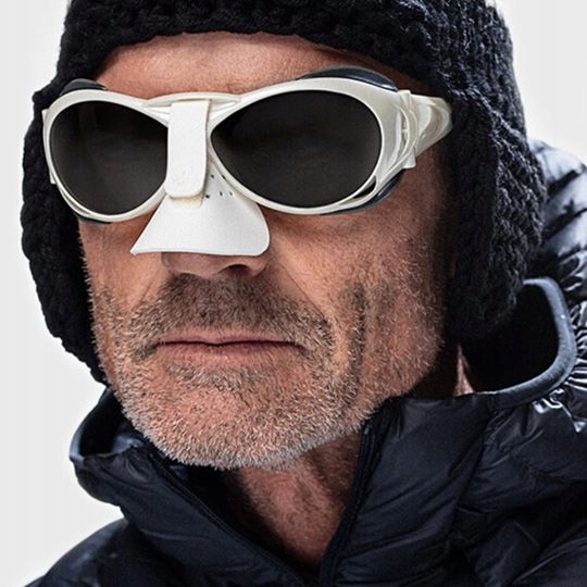 Nosek ochronny do okularów - biały