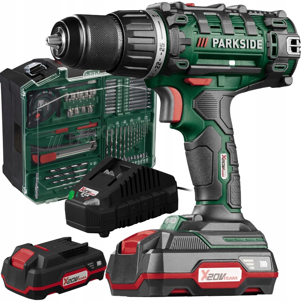 Parkside Aku Vrtačka Parkside Pabs 20 Li G8 45Nm 1Aku 72 Ak.