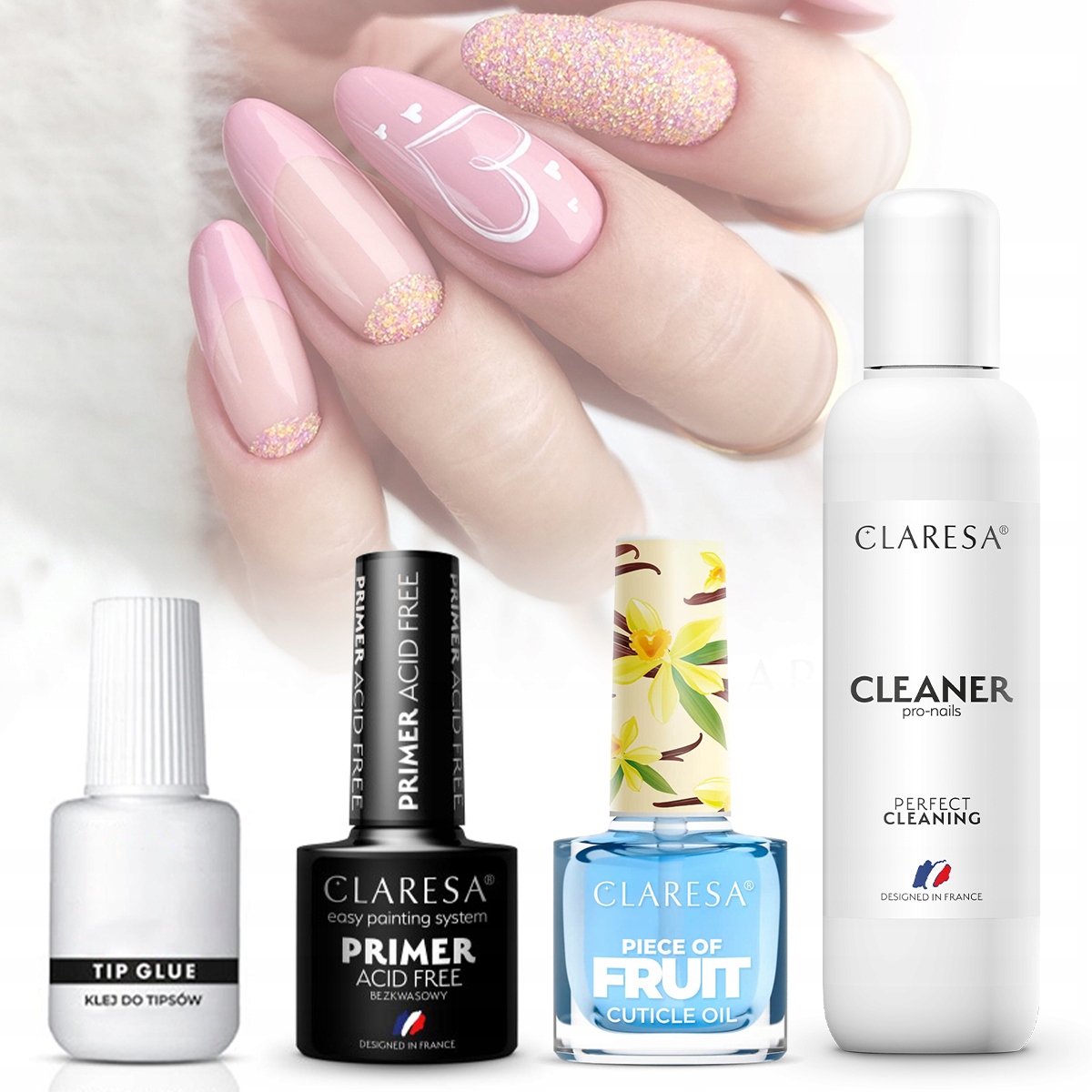 Duży uzupełniający Zestaw do paznokci żel Claresa Marka Claresa