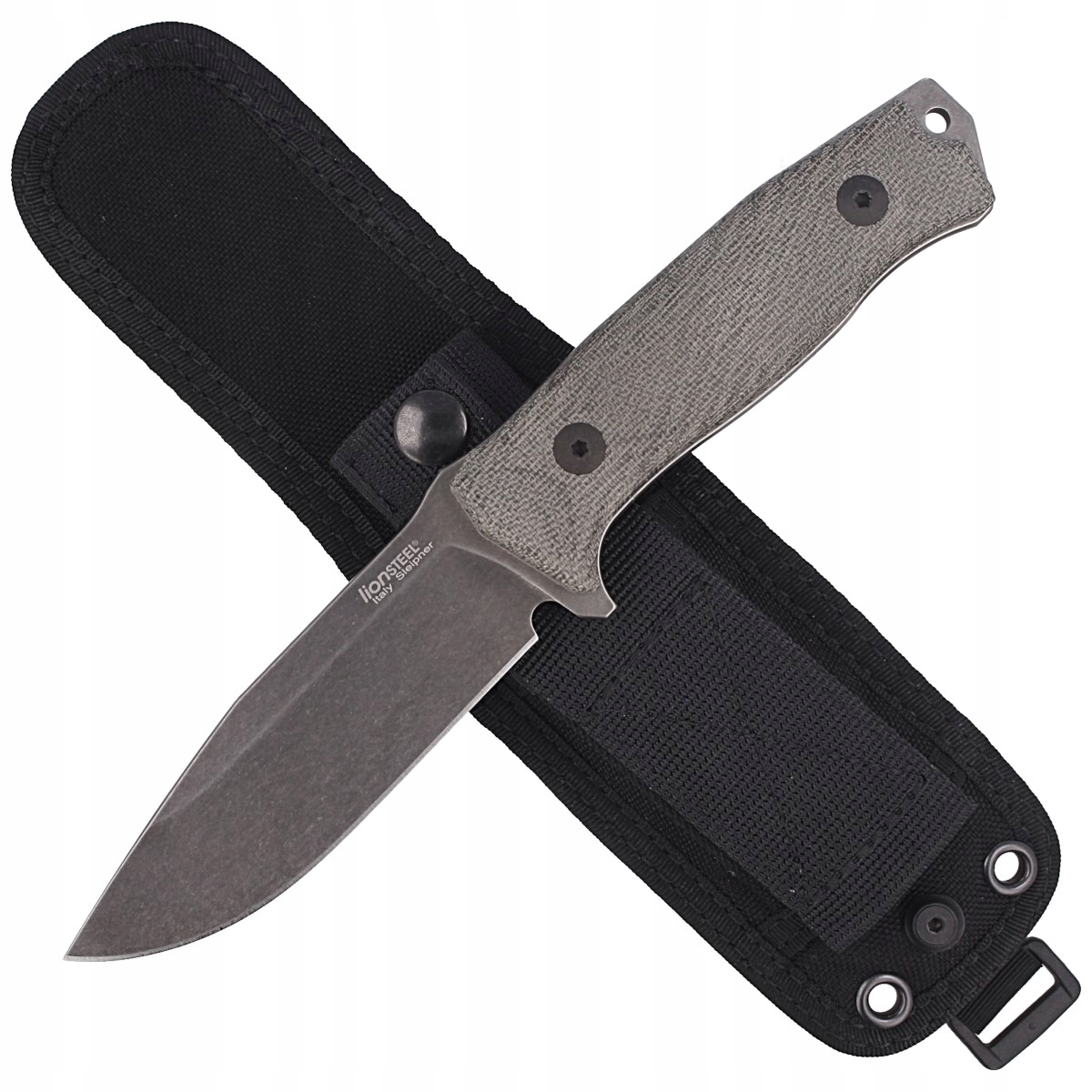 Nůž LionSteel Green Canvas (M5B Cvg)