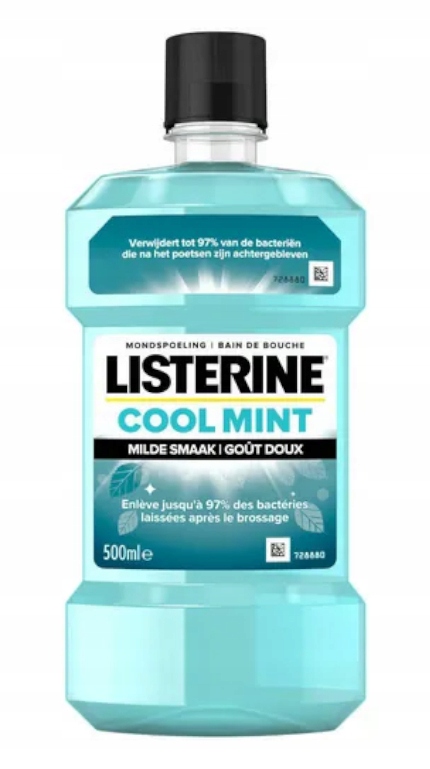 

Listerine Cool Mint Płyn do Jamy Ustnej 500ml Nl