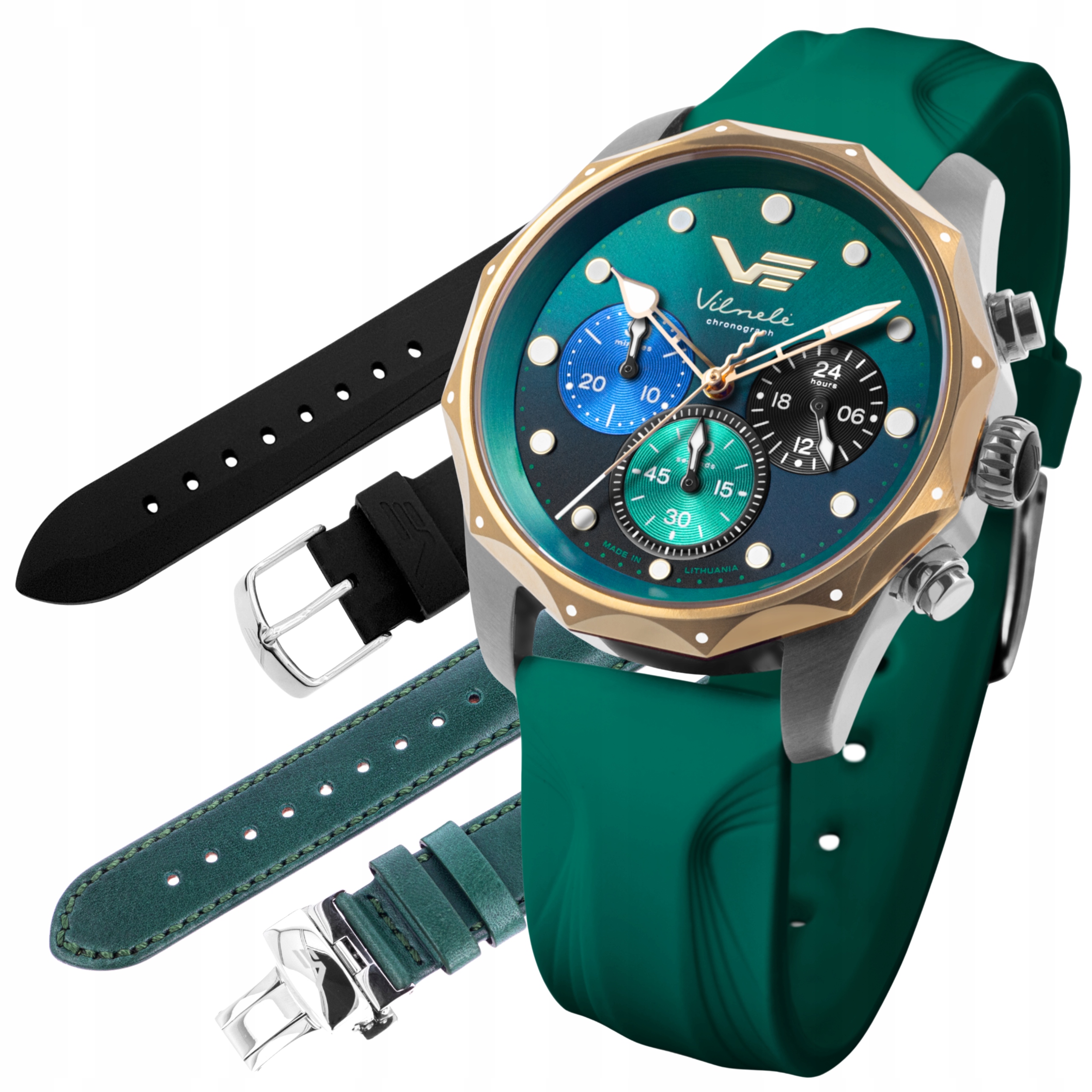 Nové originální dámské hodinky Vostok Europe JS20-125E752-CZ Vilnele Chrono