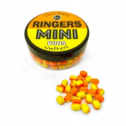 Mini Wafters Chocola Duo Orange Yellow 5mm Ringers