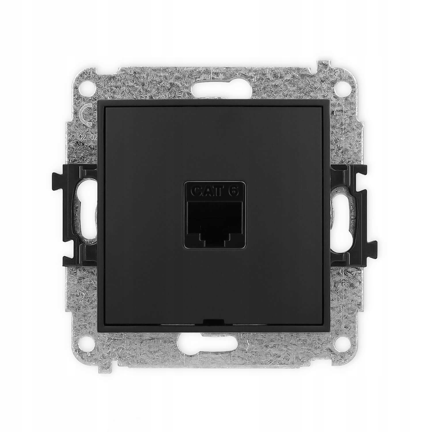 Gniazdo komputerowe kat.6 Czarny mat Karlik MINI