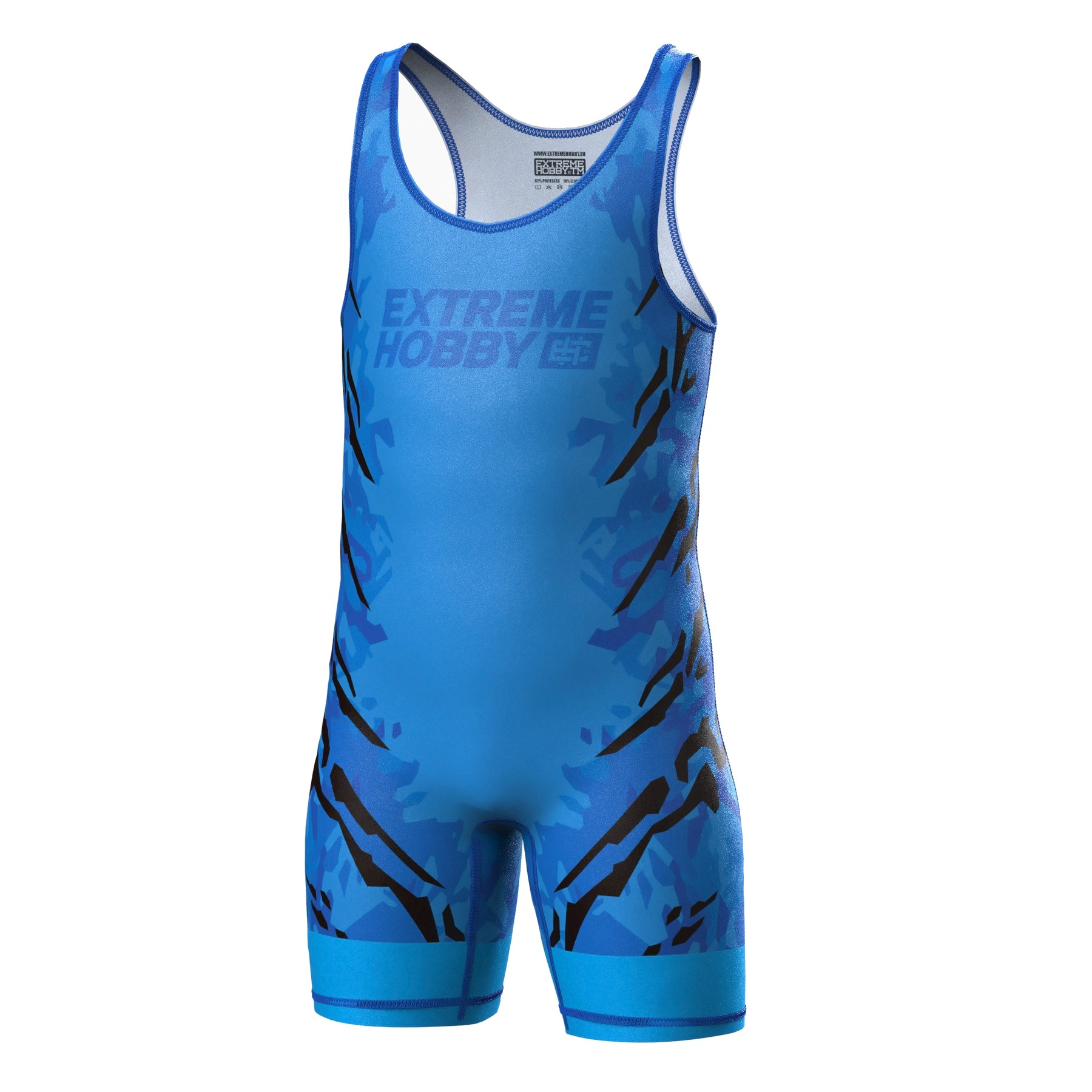 Dětský zápasnický trikot modrý Extreme Hobby Black Panther 164