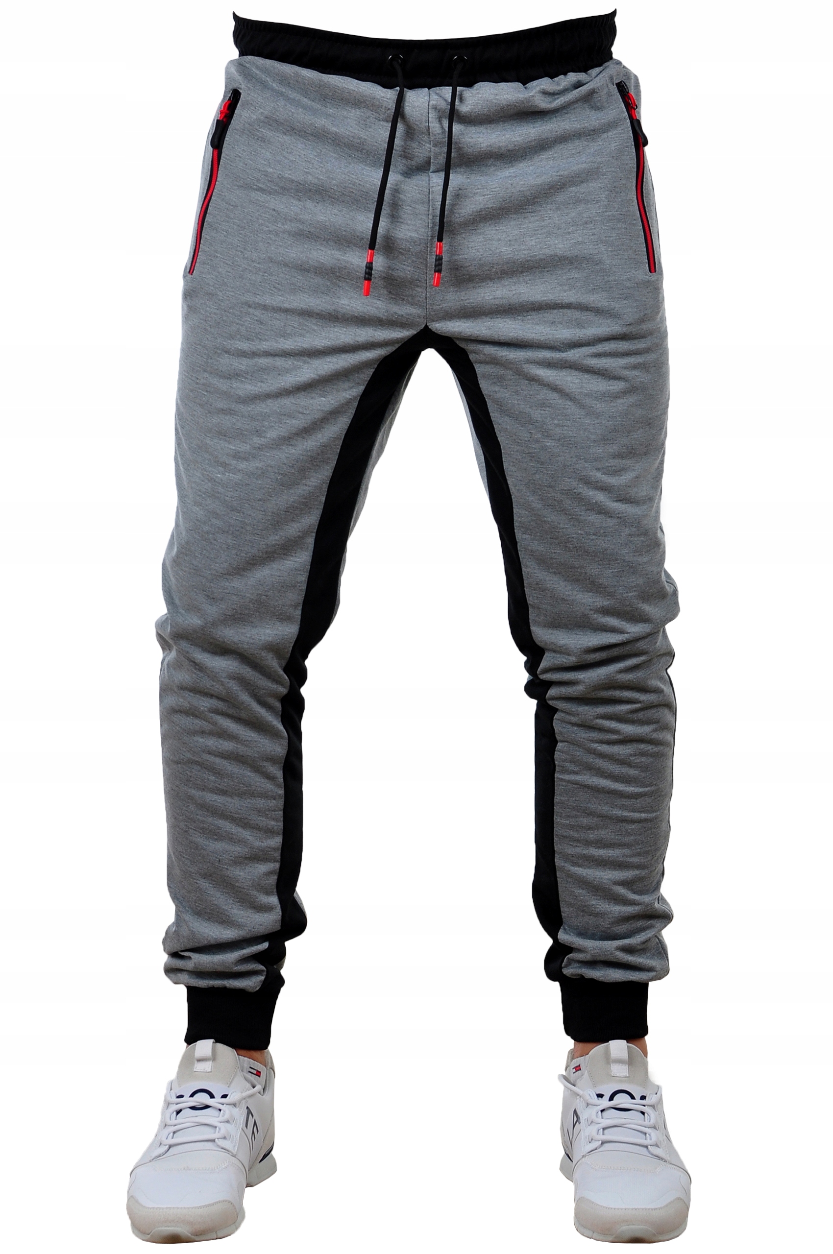 K357 r. XL MĘSKIE SPODNIE DRESOWE JOGGERY Cechy dodatkowe brak