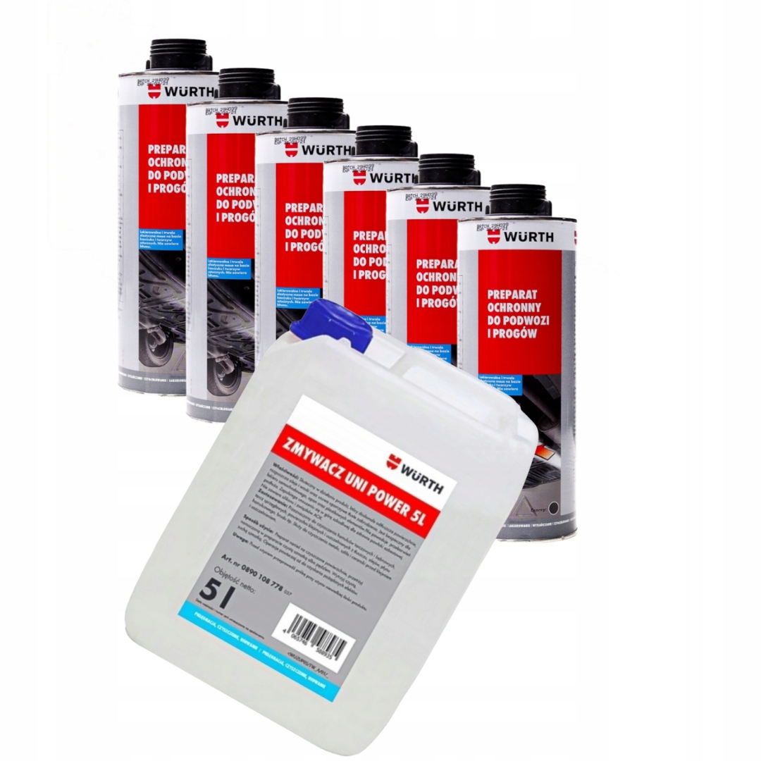 Prípravok Na Údržbu Podvozku Baranek Wurth Sada 6 Kusov Odstraňovač