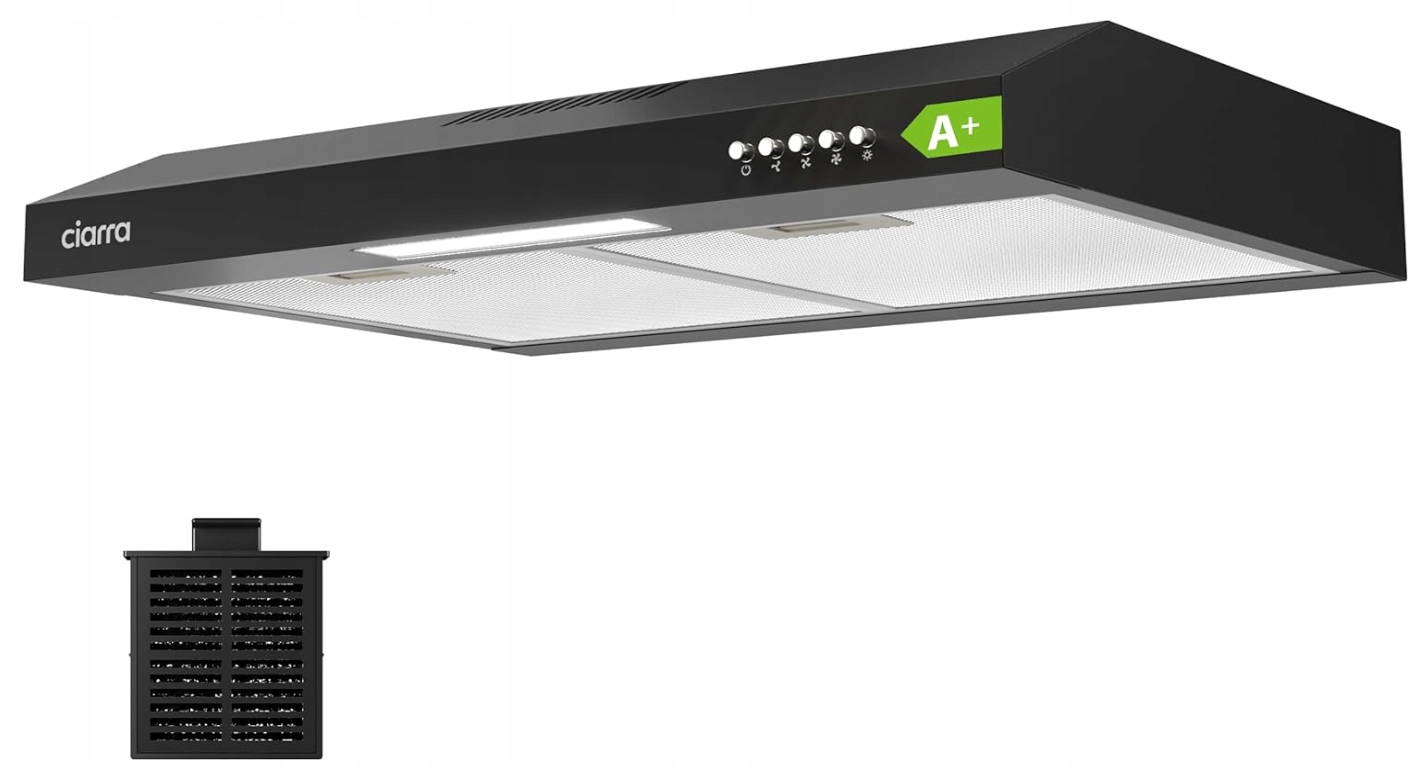 Okap Kuchenny Ciarra, 60 CM, Podszafkowy, Ścienny, Wyciąg Kuchenny