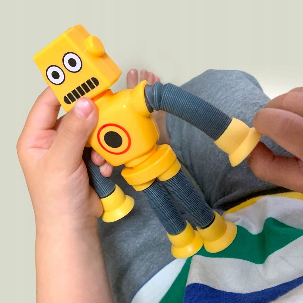 sada ROBOT ROZŤAHOVACIA SENZORICKÁ ANTISTRESOVÁ PRÍSAVKA POP LED Farba viacfarebná