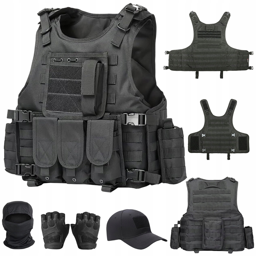 Taktická vesta Tréninkové vesty Prodyšné a prodyšné pro policii