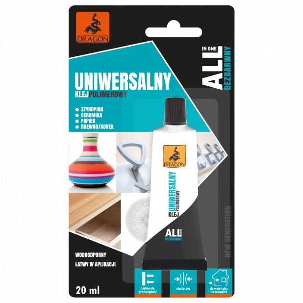 Dragon klej uniwersalny - polimerowy 20ml blister Stan opakowania oryginalne