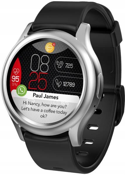 

Smartwatch ZEROUND3 Mykronoz Srebrny Czarny