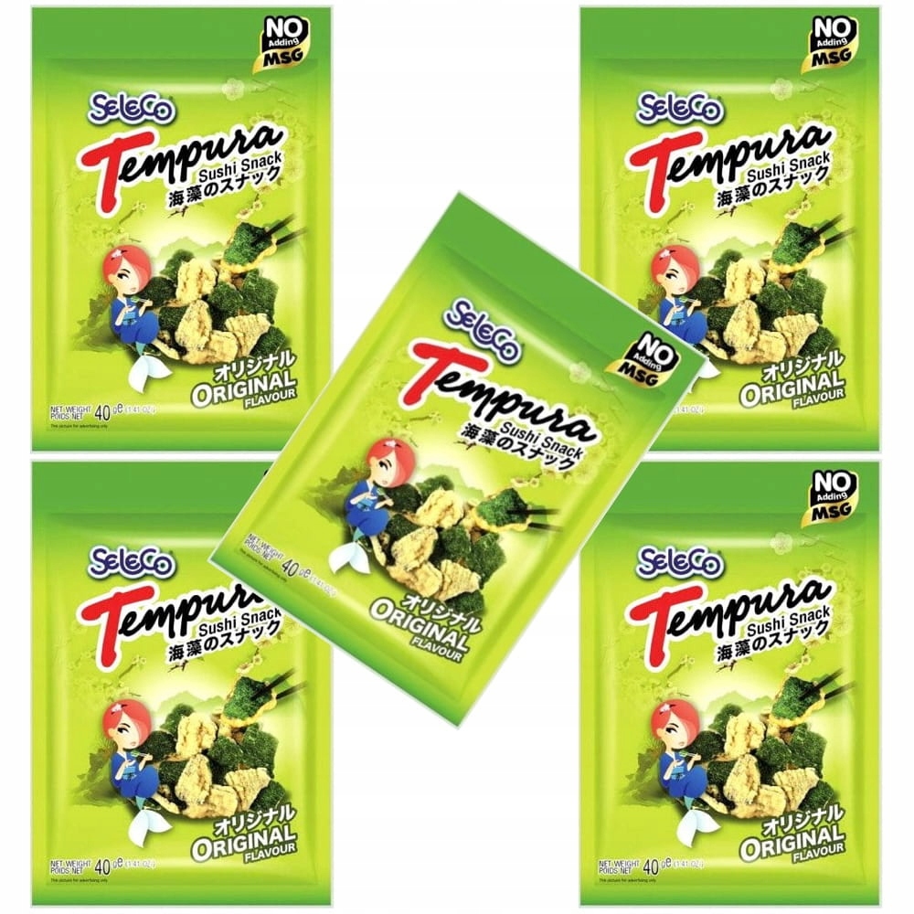 5x Křupavé snacky Krekry v tempuře 40g