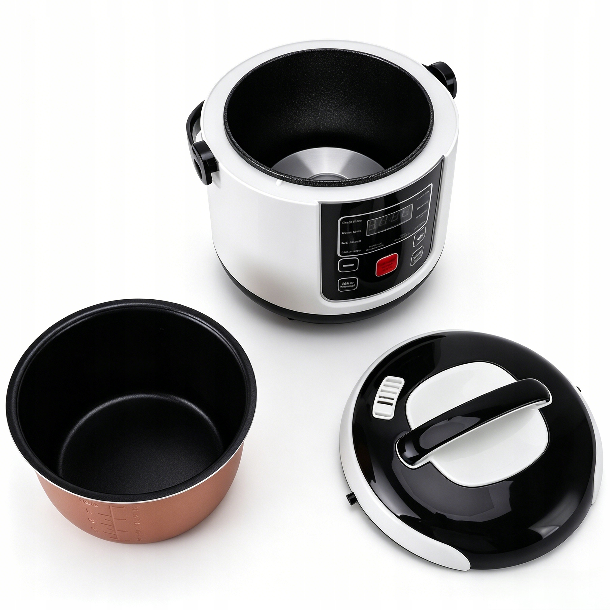 Rýžovar do auta 2L Multicooker turistický 12V 24V Kamion bus LCD časovač