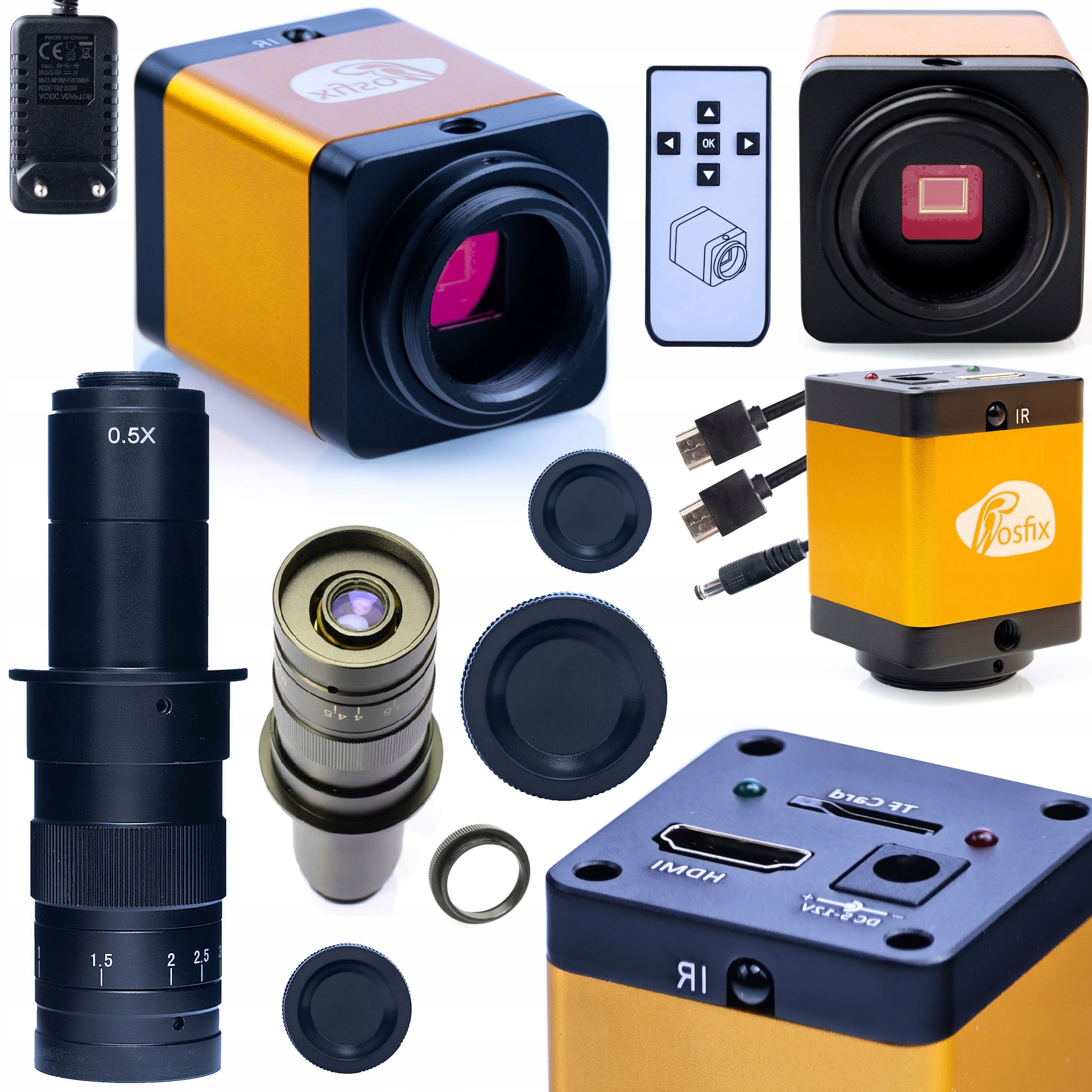 Pegasus Pro 12 Mb 2V1 Kamera 12MP Hdmi Objektiv 180X Profesionální Sada