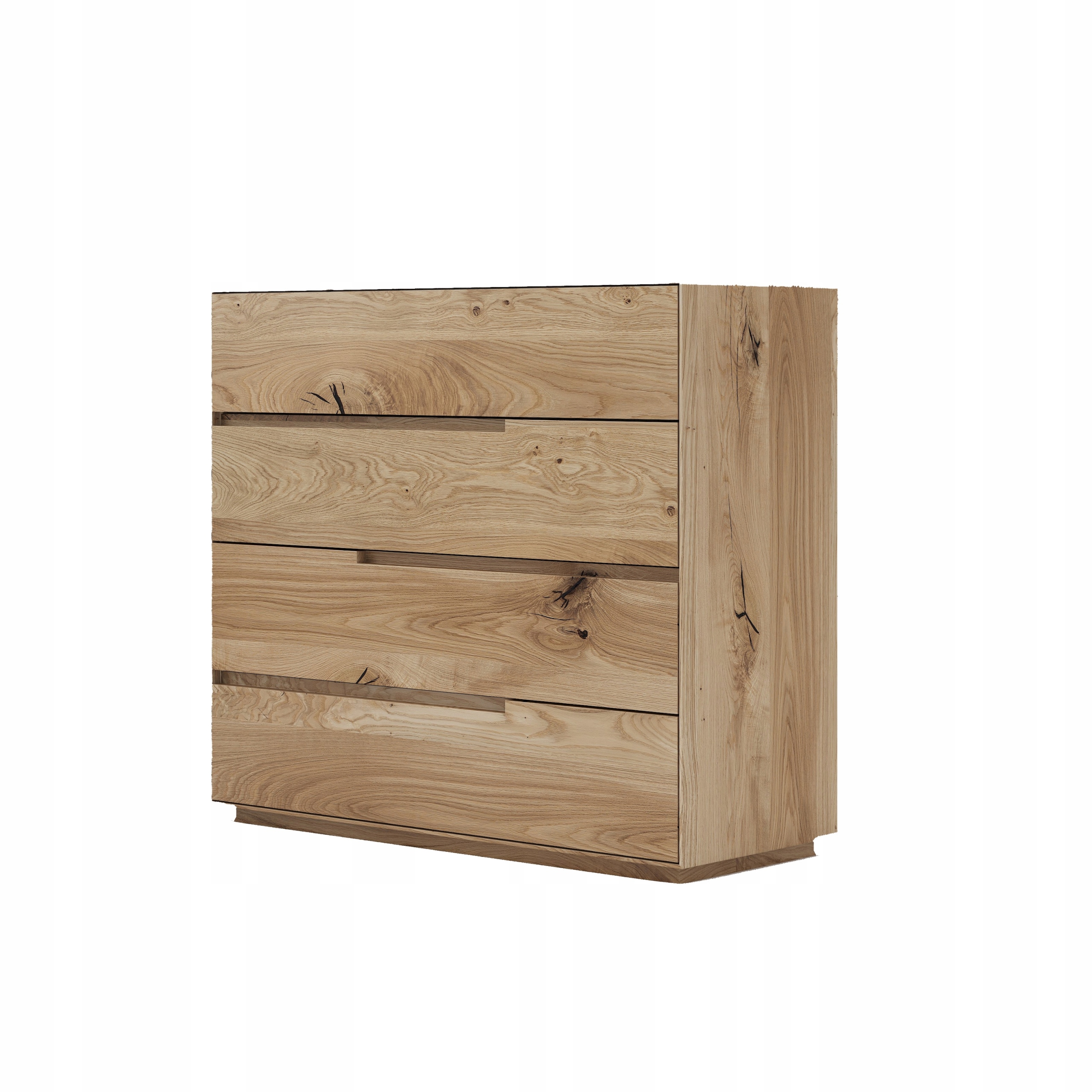 

Komoda drewniana lite drewno dębowa Hum 100 cm dąb