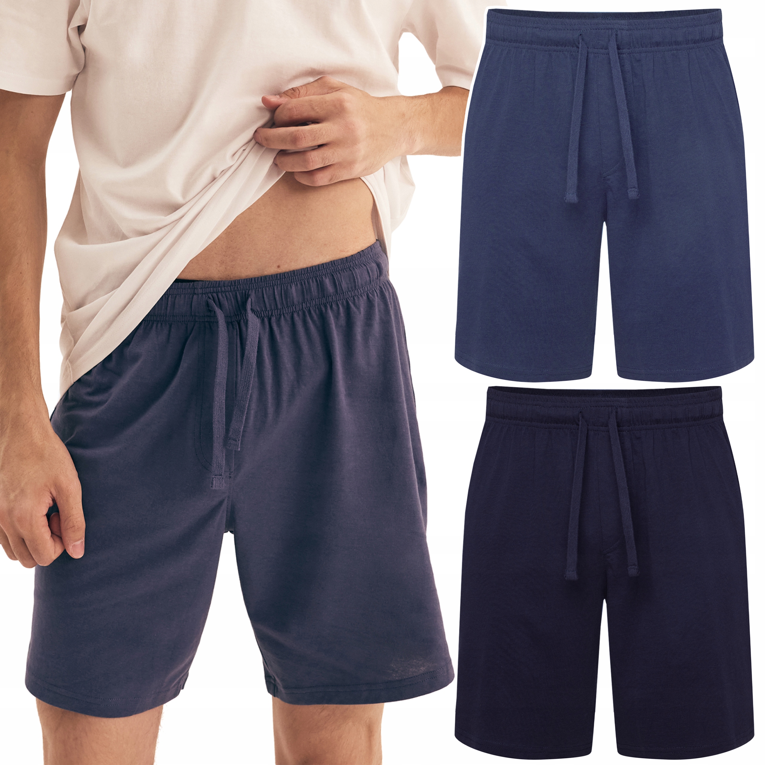 Dresové šortky 2-PAK pánské volné Kraťasy na spaní Henderson Mode XL