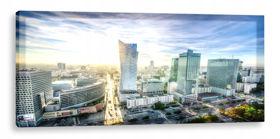 Led Obraz 120x50 podsvícený Varšava