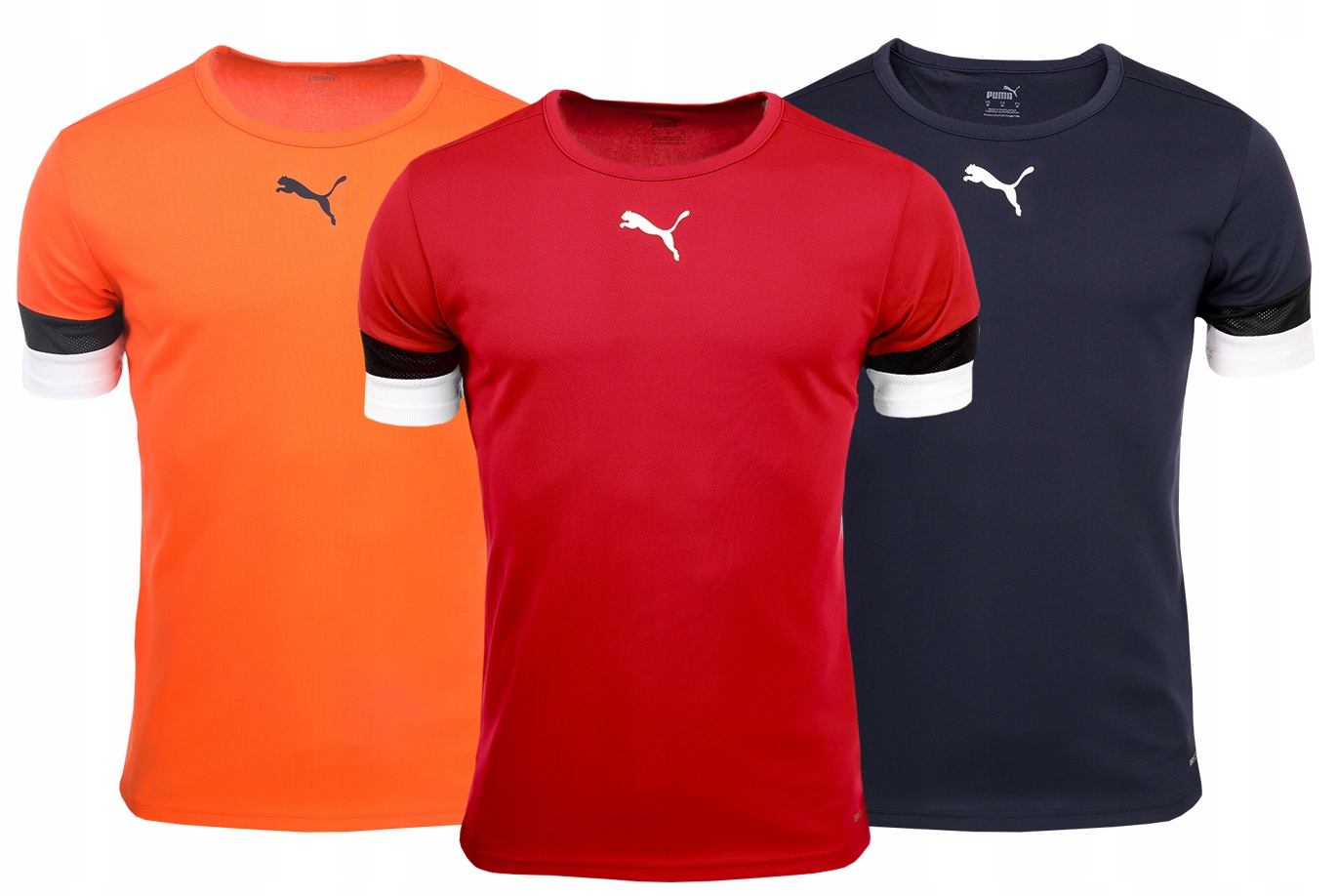 Koszulki Męskie Puma teamRISE Jersey T-shirt Szybkoschnące 3-pak roz. S