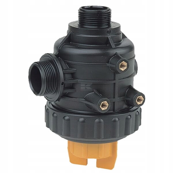 Sací filtr s vnějším závitem 1-1/4" s ventilem a otočným knoflíkem pro odblokování