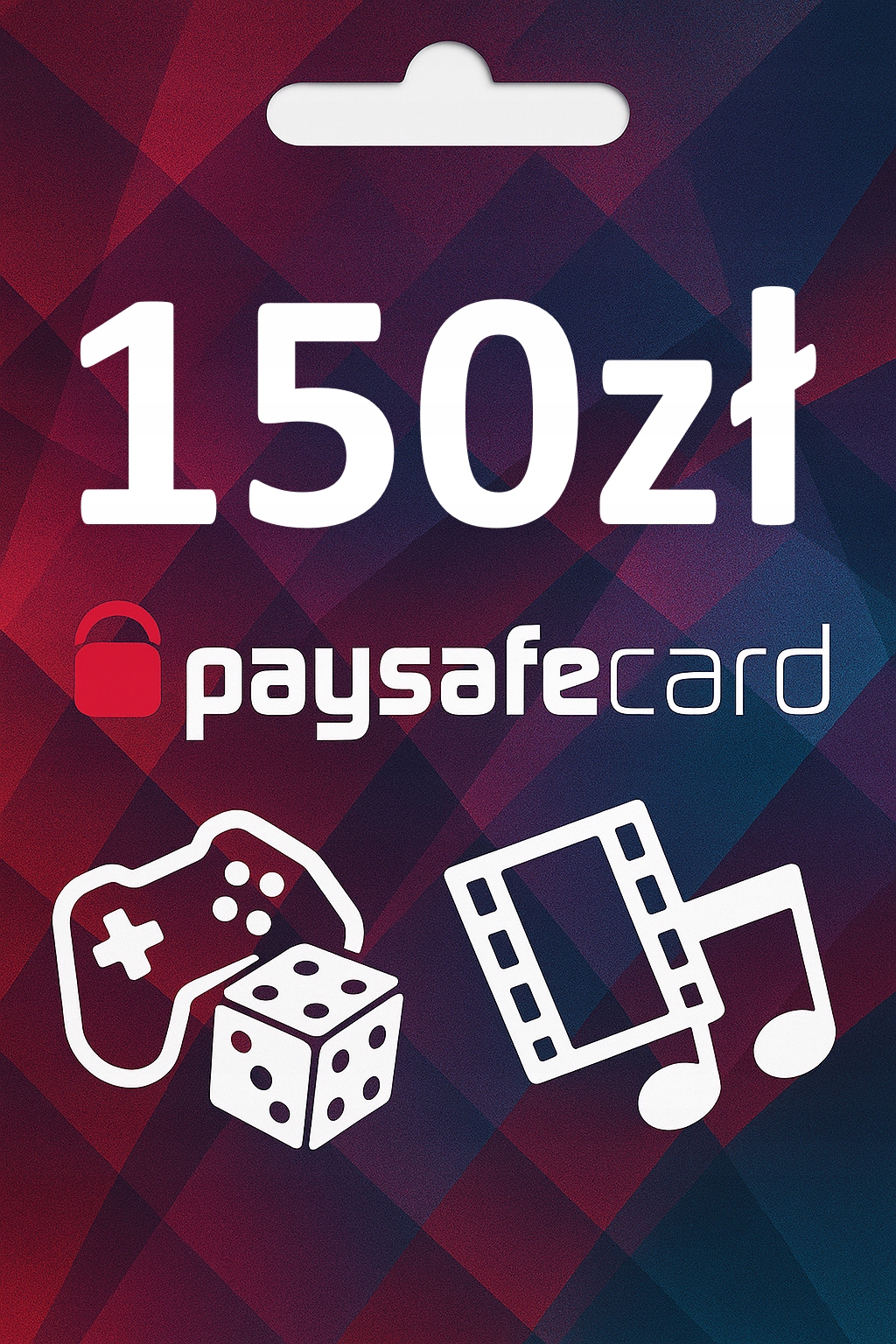Зл. PaySafeCard 150 ( 100 50 ) зл PSC PIN код