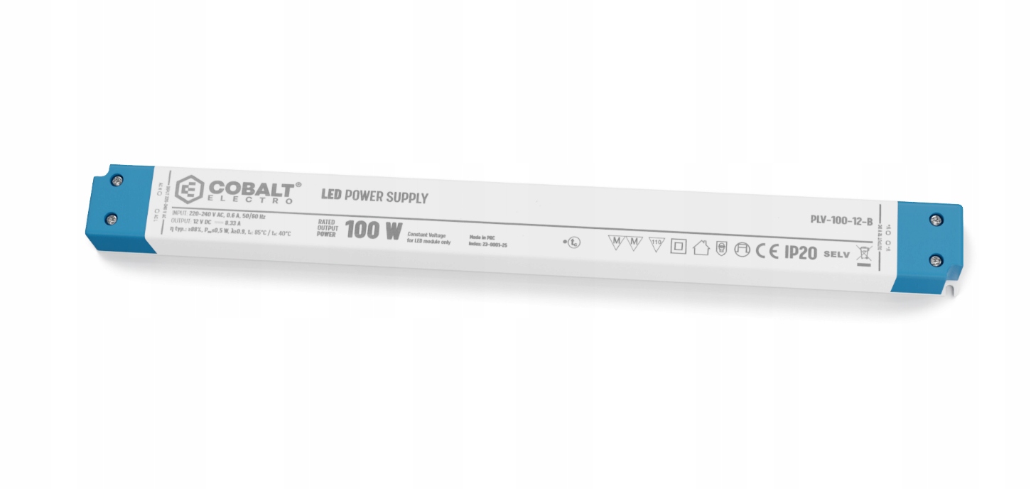 Led zdroj CobaltElectro Plv 12V 100W IP20 8.33A