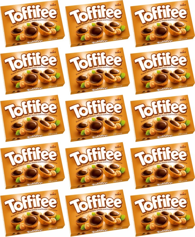 Bombonierka Toffifee czekolada karmel 125g x15
