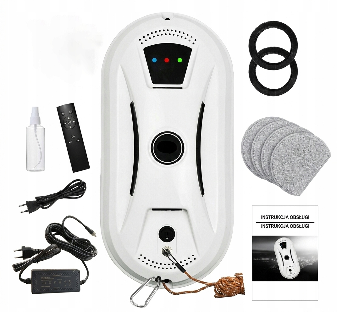 Inteligentny Robot do mycia szyb luster i płytek 2800*2 Pa Zestaw Porządki