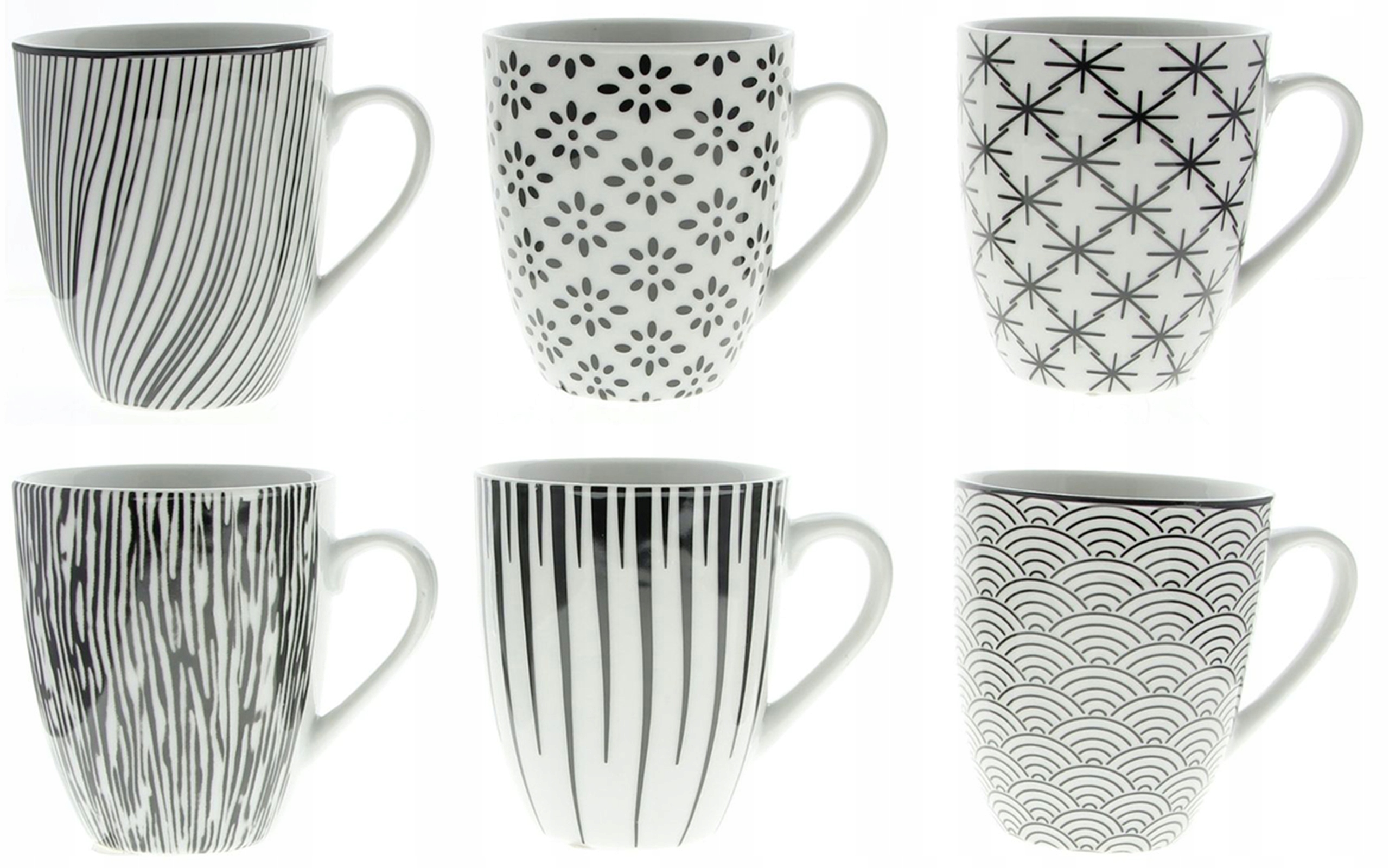 

Kubki Kubek Do Kawy Herbaty Zestaw 6 sztuk 300Ml