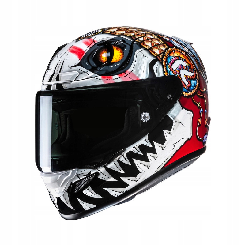 Motocyklová Prilba Hjc RPHA12 Kepina White Red L