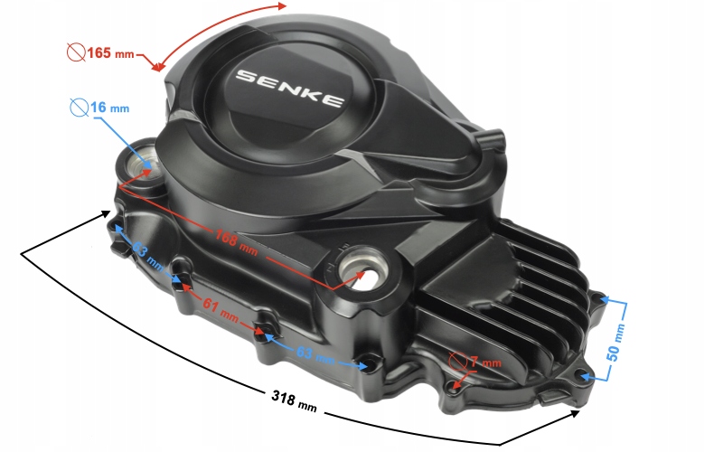 Kryt Karteru Pravý Pro Motocykl Classic 125 Martinelli