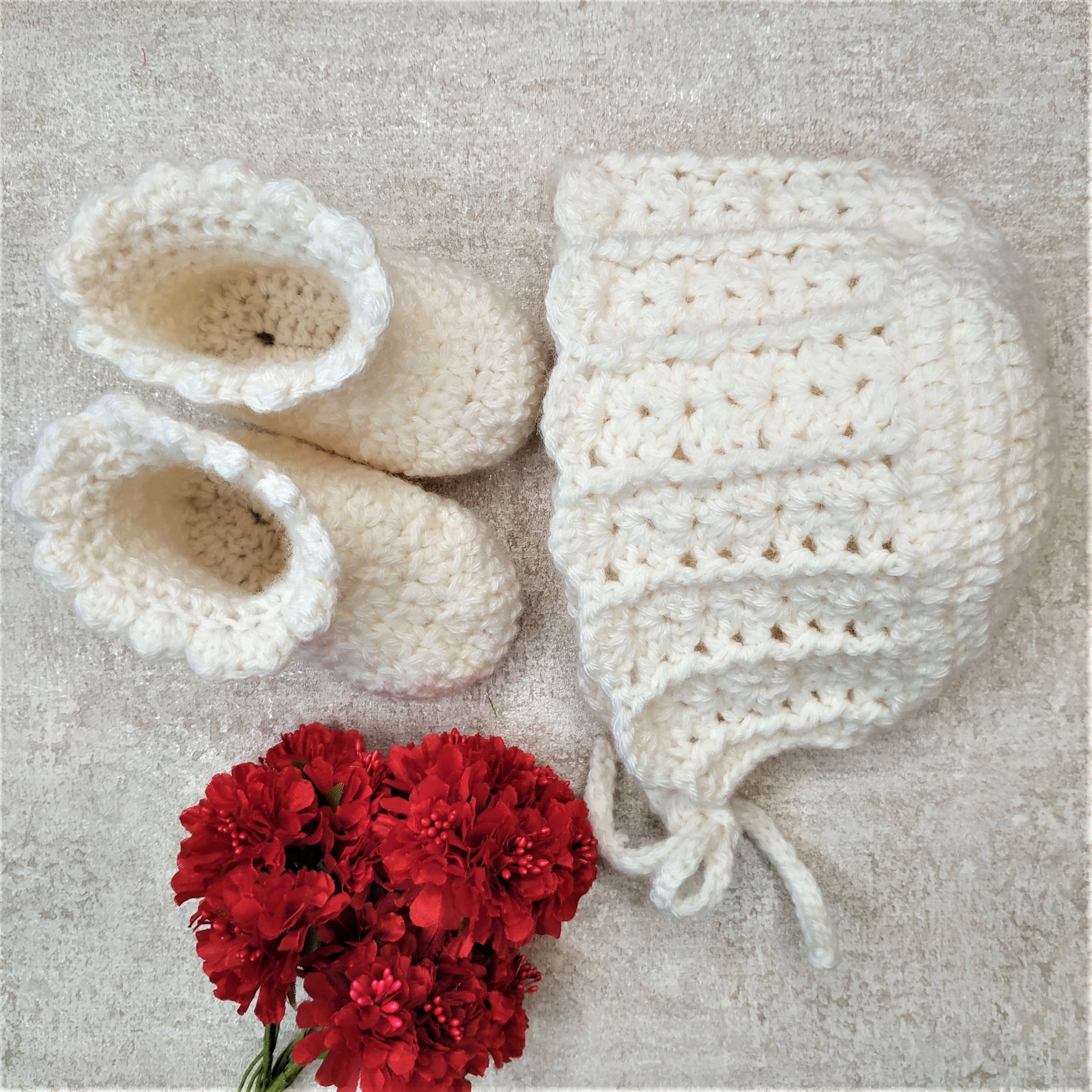 czapeczka idealna na chrzest ecri na zimę ciepła Marka Inna marka