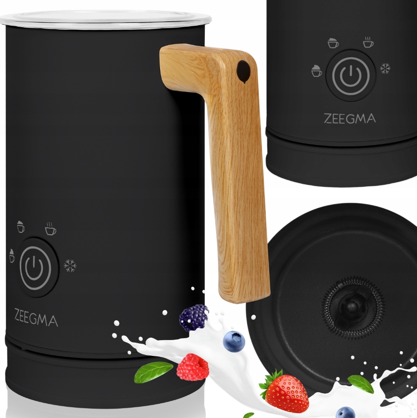 Elektrický Napěňovač mléka Ohřívač Kávy Latte Černý 240 ml