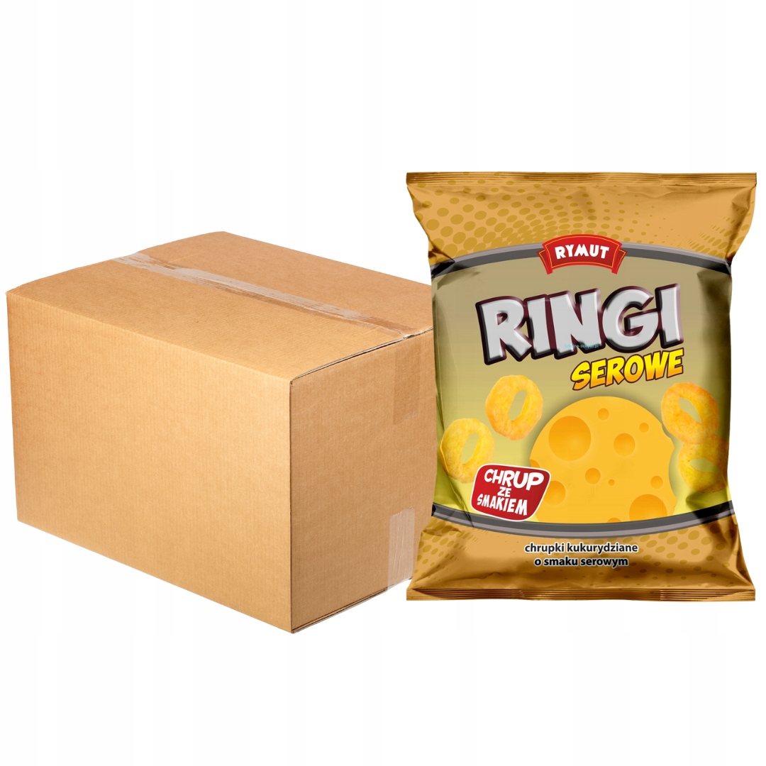 Ringi-Chrupki kukurydziane o smaku sera 20g x 90 sztuk
