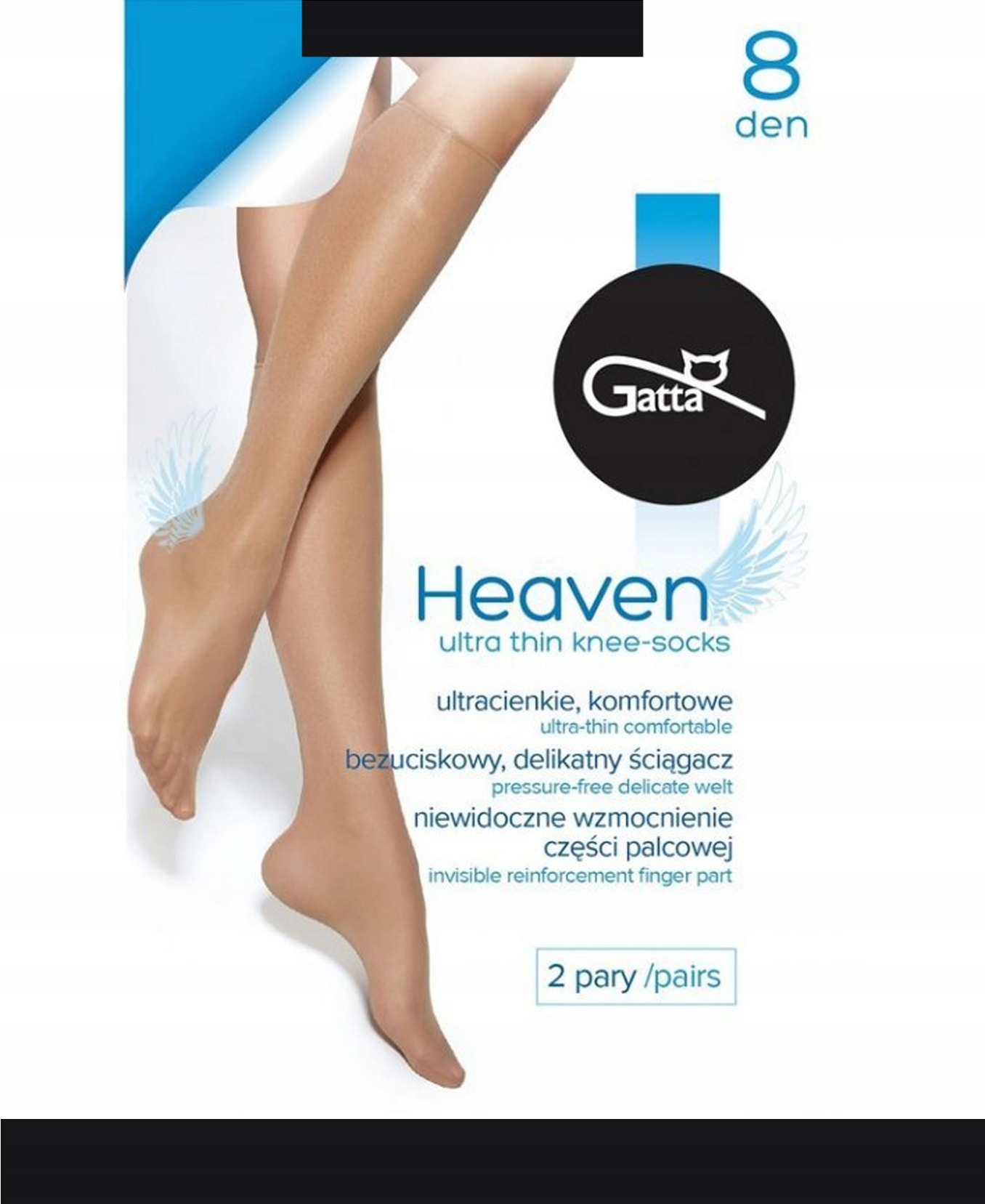 

Gatta Heaven Podkolanówki wz.00/UNIWERSALNE/Nero