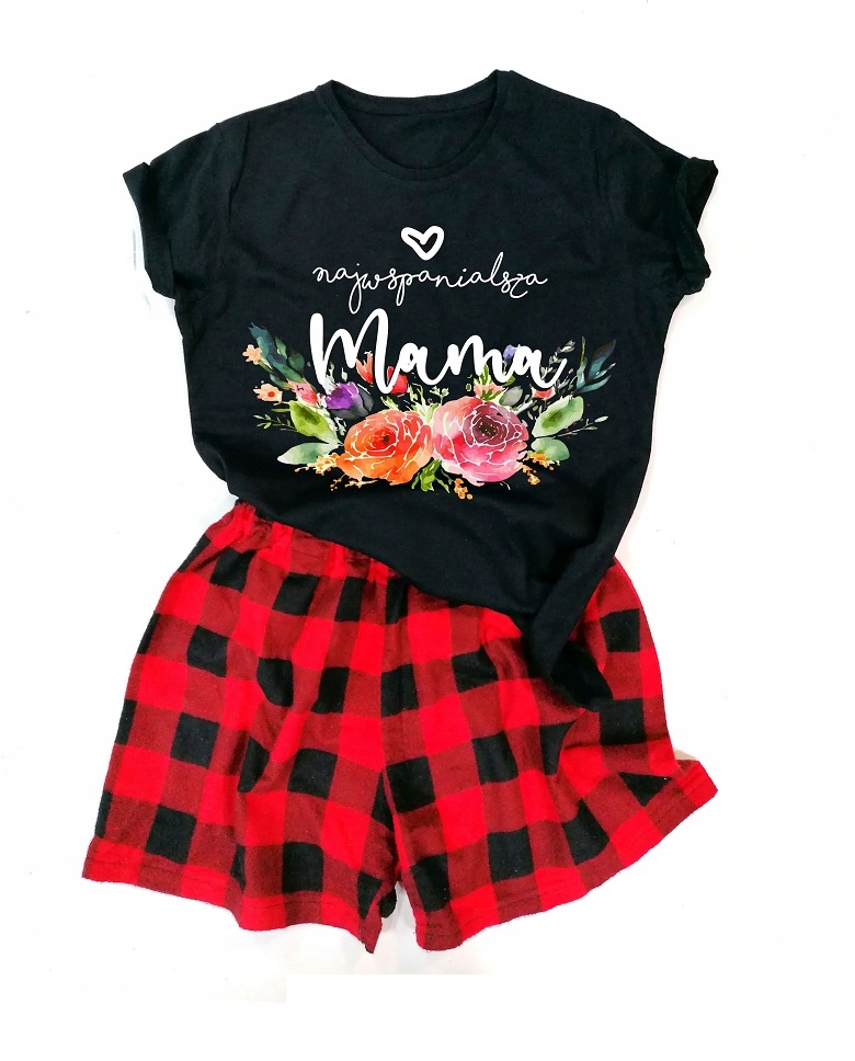 Dárek k svátek matek – bavlněné dámské pyžamo pro maminku S