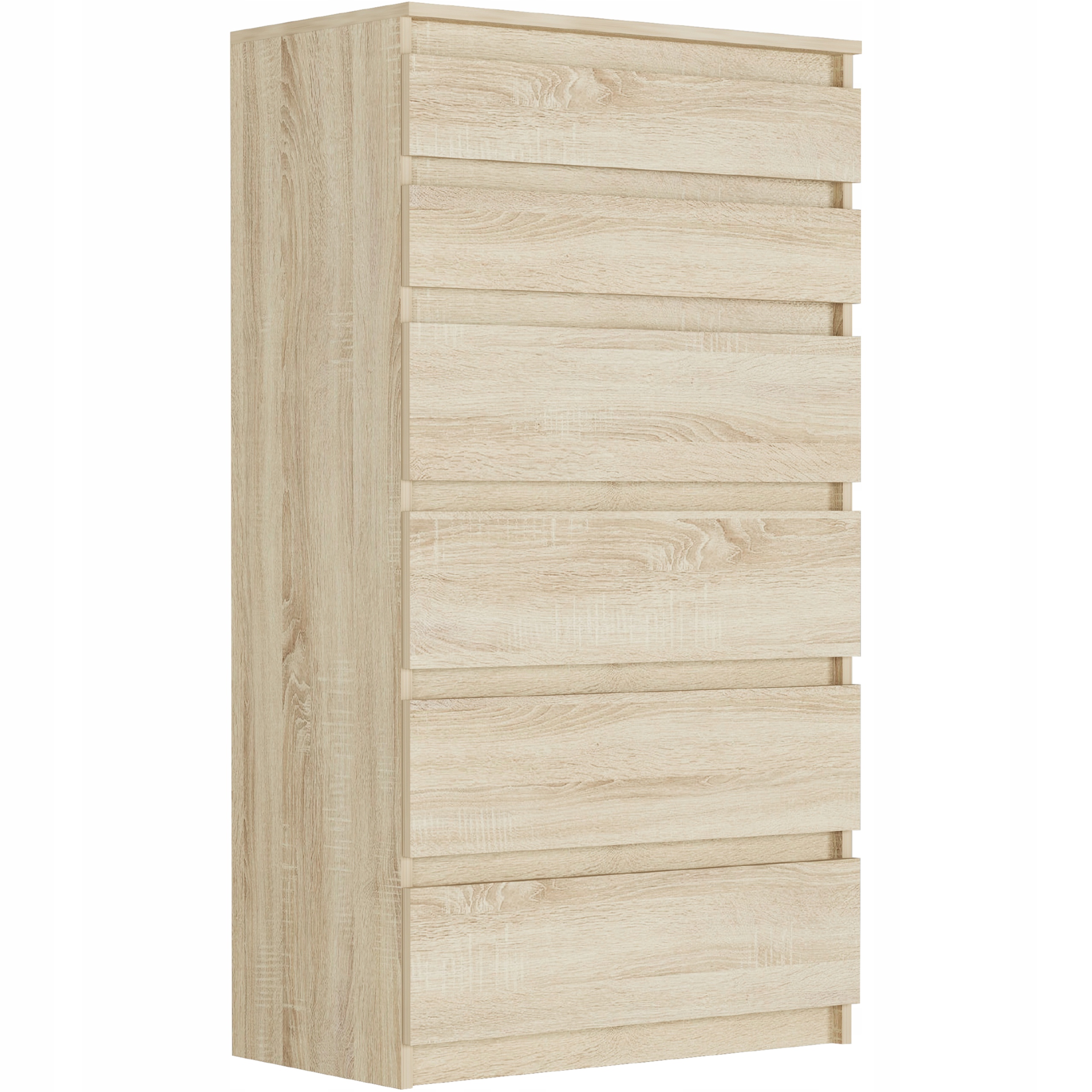 NOWOCZESNA KOMODA SZAFKA 6 SZUFLAD SONOMA R-6 SONOMA