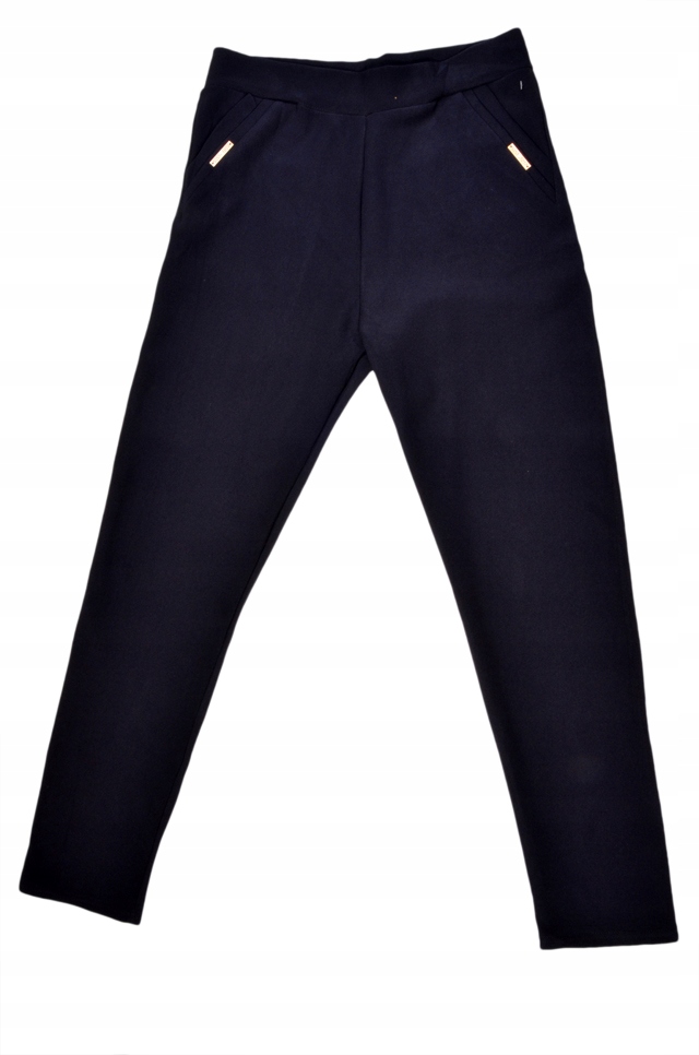 Klasyczne Spodnie DAMSKIE z WYSOKIM STANEM 56/58 Kolor wielokolorowy