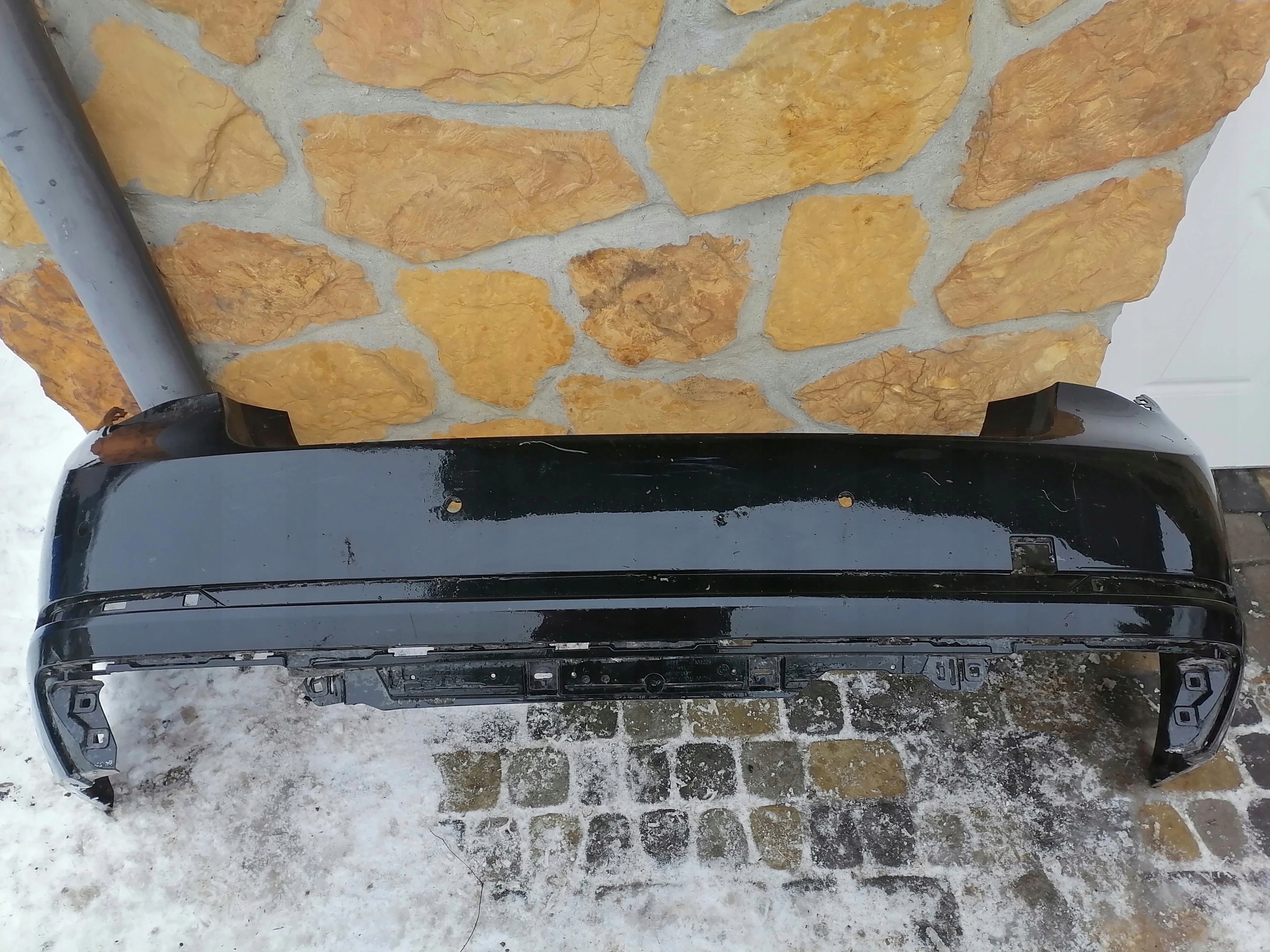 bumper rear part BMW F01 SERII 7 black