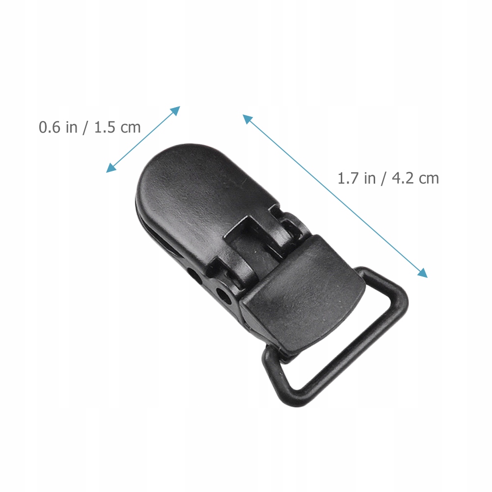 KLIPSY DO BARDZO NAMIOTÓW KEMPINGOWYCH CARPAS OUTDOOR TEEPEE Kolor dominujący czarny