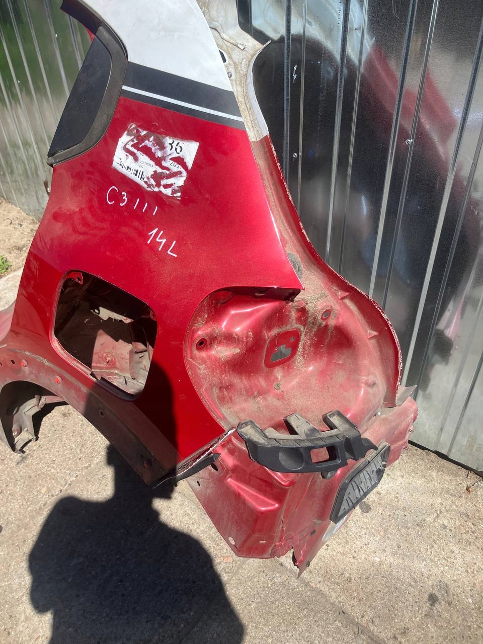 quarter fender threshold left rear part CITROEN C3 III