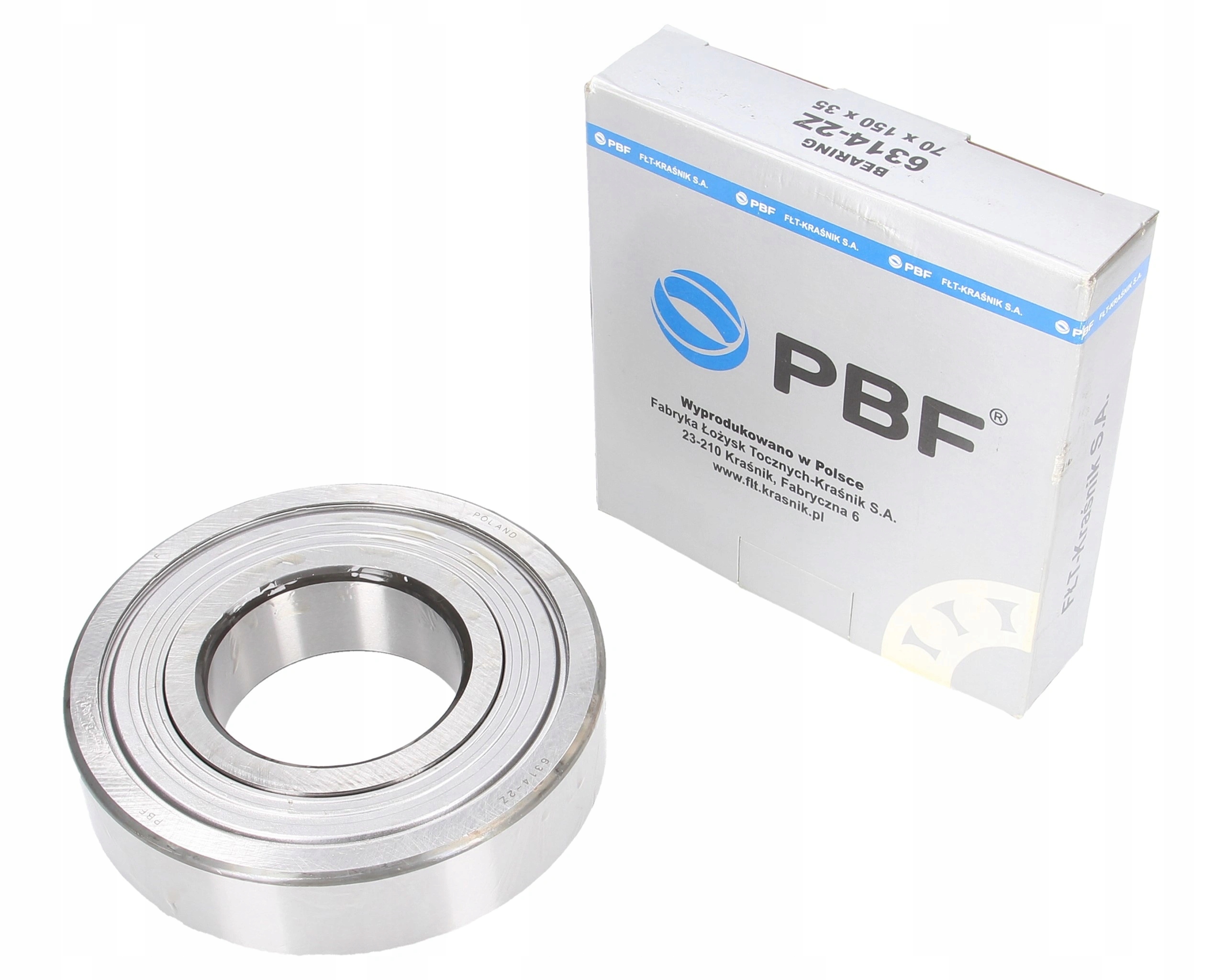 Kuličkové ložisko 6314 Zz 70X150X35 mm Pbf