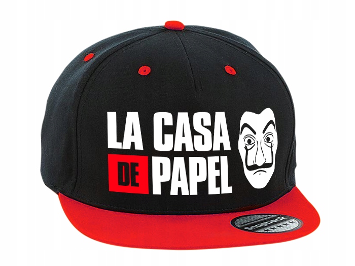 

Dom Z Papieru Casa De Papel Czapka Snapback Reg