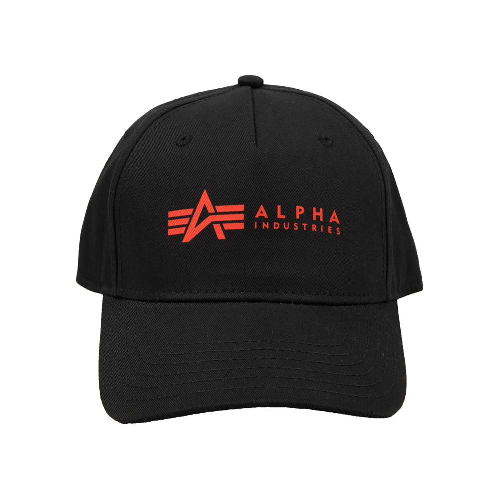 

Czapka Alpha Industries Alpha Cap black/red